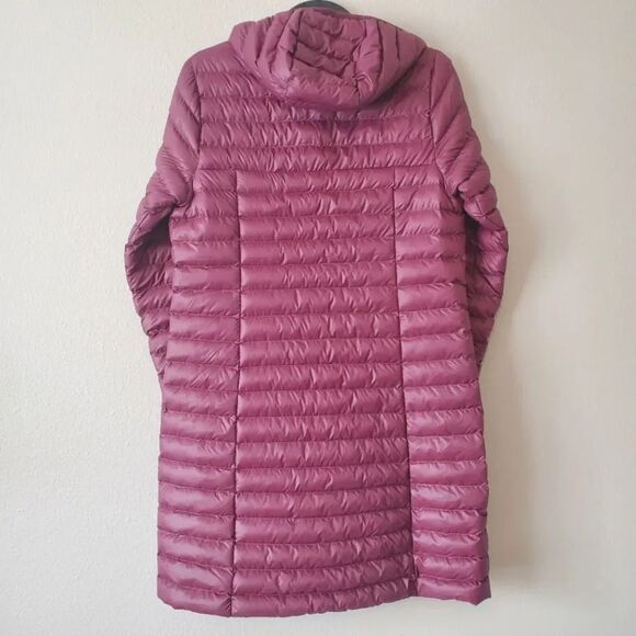 Marmot Echo Featherless Long Hooded Puffer Jacket Port Royal Size Small - Picture 5 of 7